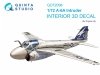 Quinta Studio QD72098 A-6A Intruder 3D-Printed & coloured Interior on decal paper (Fujimi) 1/72